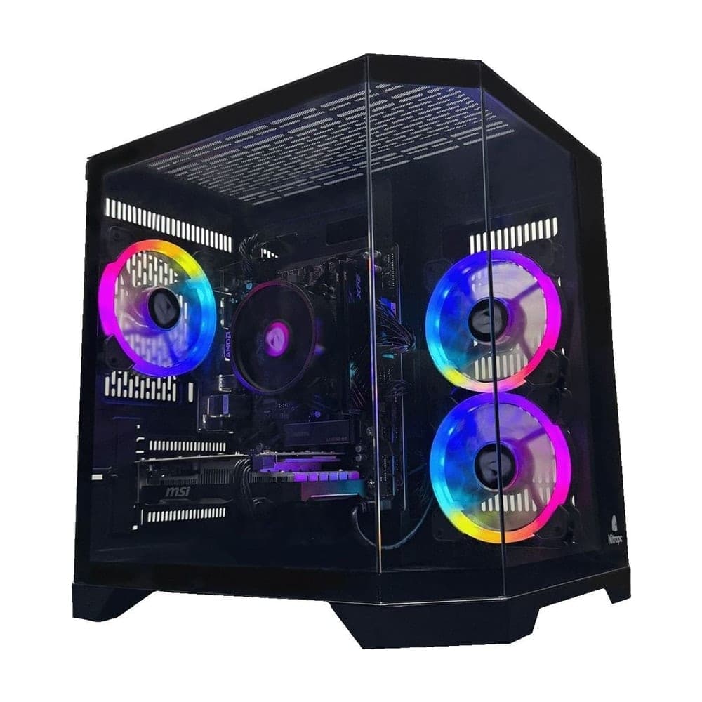 NitroPc Avanzado AMD Ryzen 7 5700X RTX 5060 16 GB DDR4 1 TB M.2 Win11 Pro