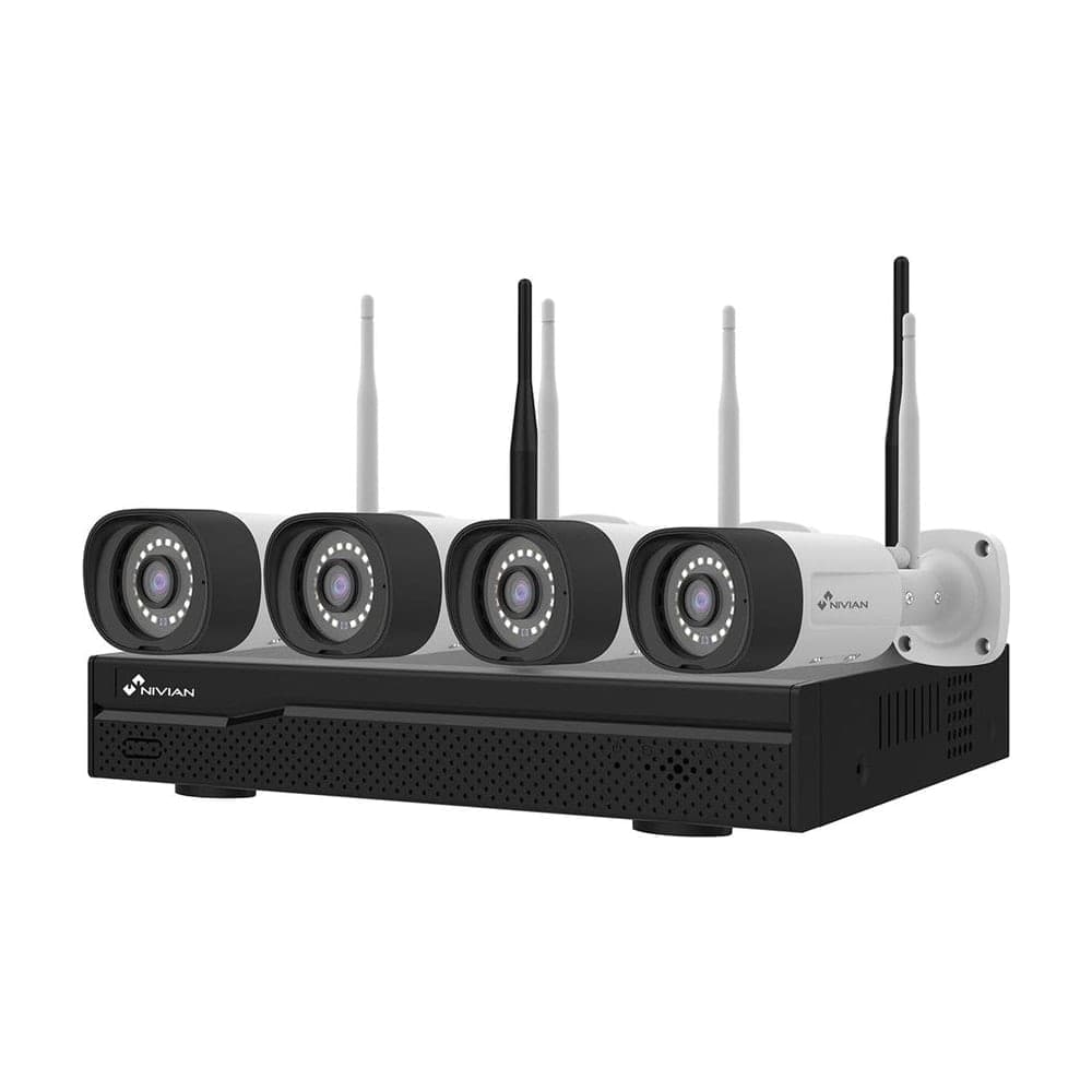 Nivian Kit de cámaras de seguridad + grabador