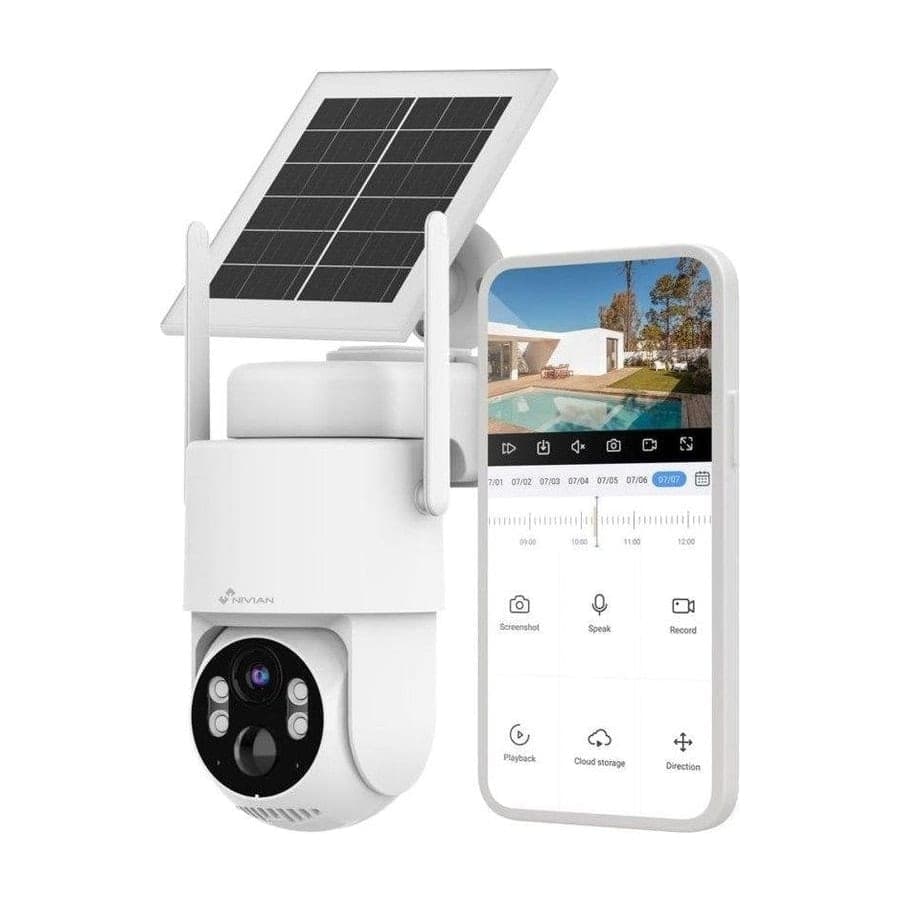 Nivian NVS-IPC-09S-4G3Y-BATSOLAR Cámara de seguridad 4G Solar