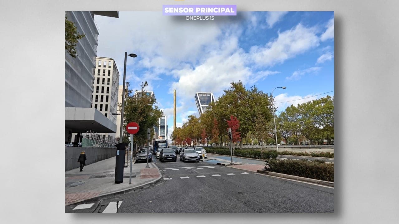 OnePlus 15 sensor principal