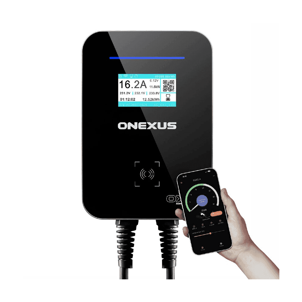 ONEXUS 0X1+ Trifásico 22kW Cargador de Vehículo Eléctrico