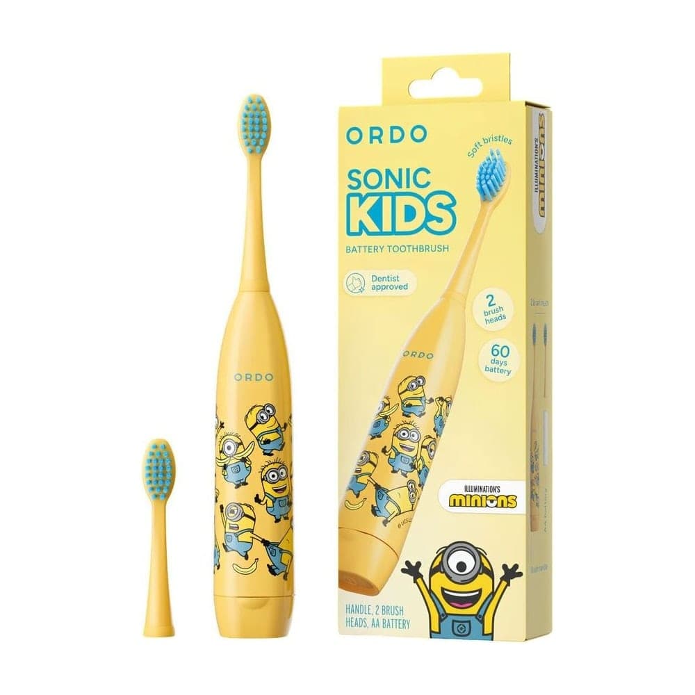 Ordo Minions Sonic Kids Cepillo de dientes eléctrico