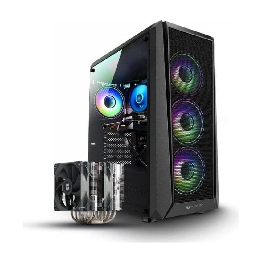 PC Racing GTI 95 AMD Ryzen 5 7600X 32GB DDR5 2TB SSD RTX 5060 Ti Windows 11 Pro