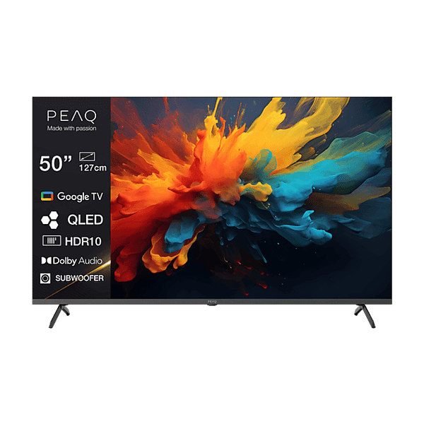 PEAQ PTV 50GQU-5026C 50" 4K QLED Smart Google TV
