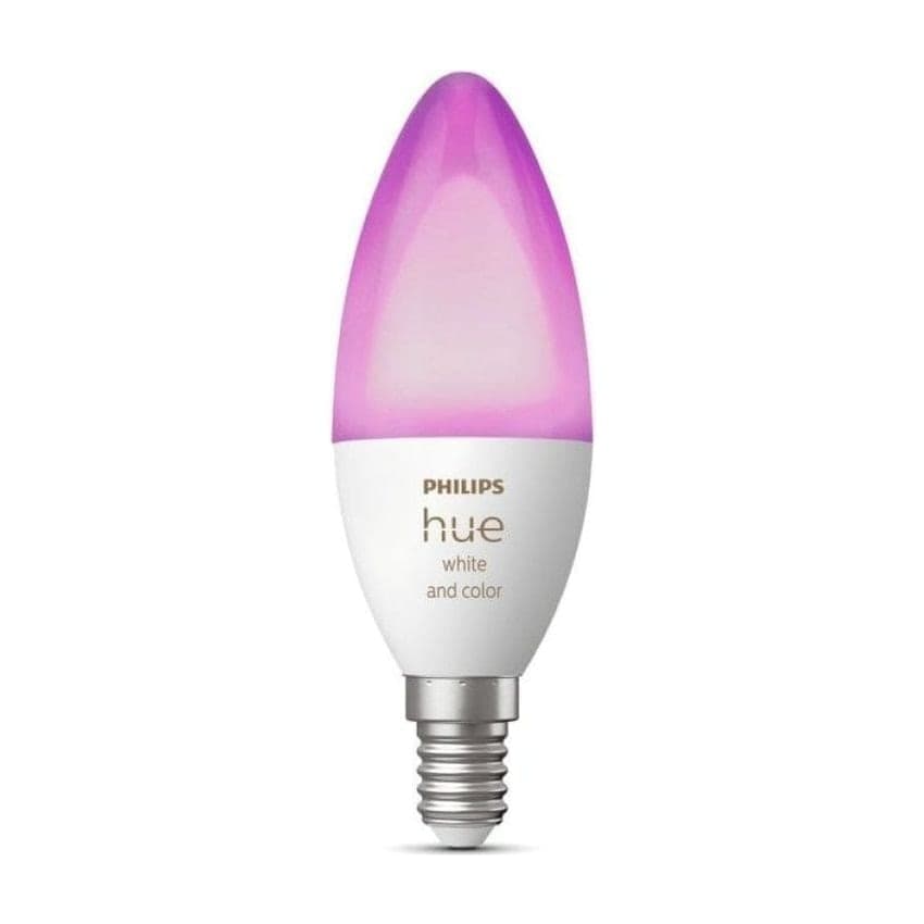 Philips Hue White and Color Ambiance Bombilla LED Vela E14