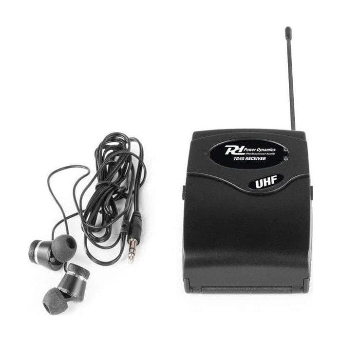 Power Dynamics TG40R Wireless UHF Microphone Receiver