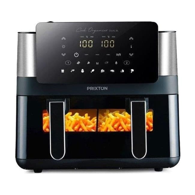 Prixton Cook Organics Dual Freidora sin aceite 8 L
