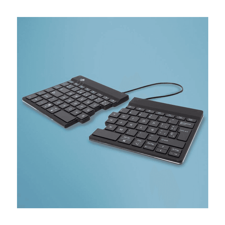 R-GO Tools Split Break Ergonomic Keyboard QWERTY ES Wireless