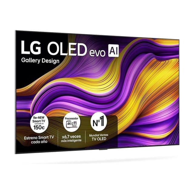 Smart TV LG OLED evo AI G5 77 pulgadas 4K (OLED77G55LW)