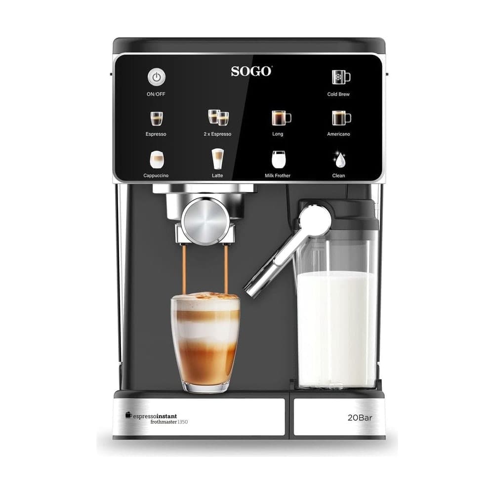Sogo Cafetera Espresso Manual con Sistema Thermoblock