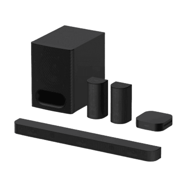 Sony BRAVIA Theatre System 6 (HTS60) - Sistema de cine en casa 5.1 con subwoofer y altavoces traseros, Dolby Atmos/DTS:X