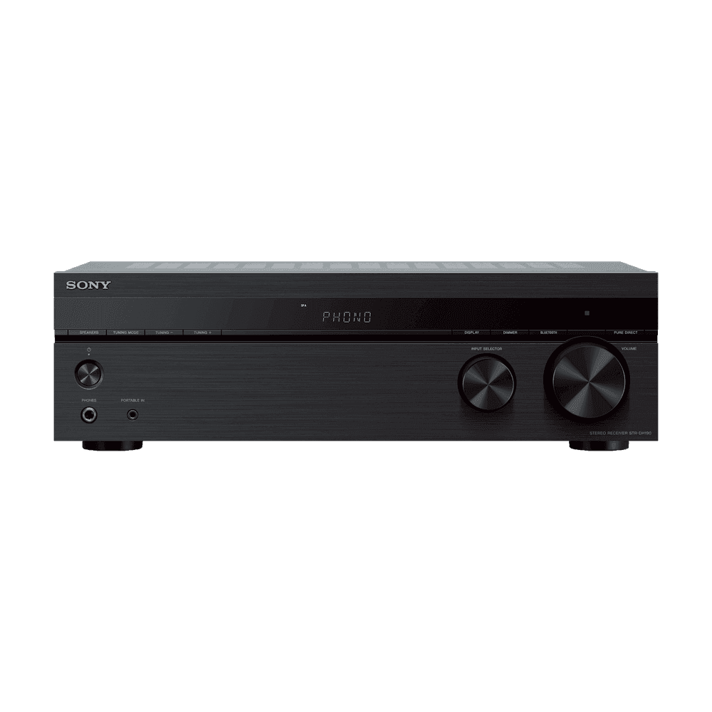 Sony STR-DH190 Receptor estéreo con entrada fono y conectividad Bluetooth