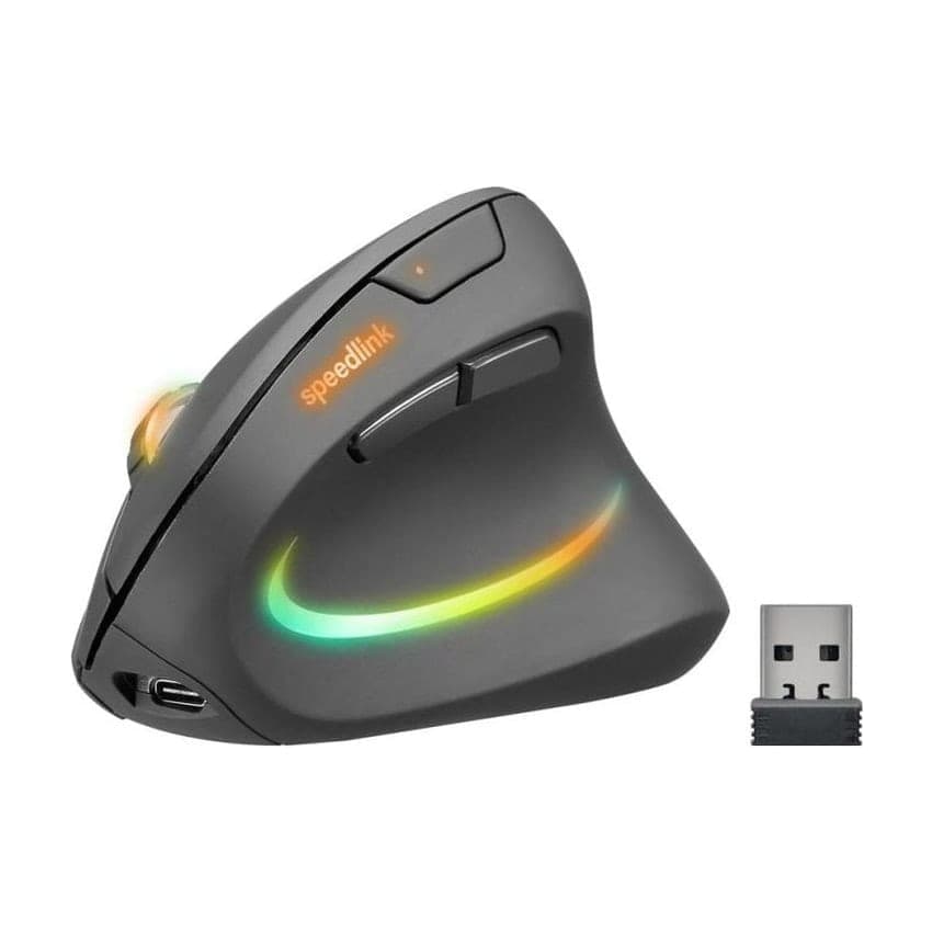 Speed-Link SL-630026-BK Ratón vertical inalámbrico
