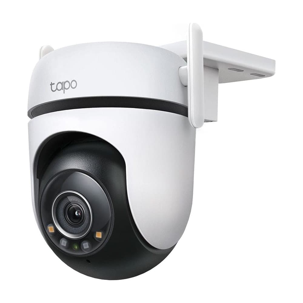 TAPO - Cámara de Vigilancia 360º Tapo TC42, Exterior, Rotatoria, 2K QHD, Detección Inteligente IA Gratuita, Visión Nocturna a Color.