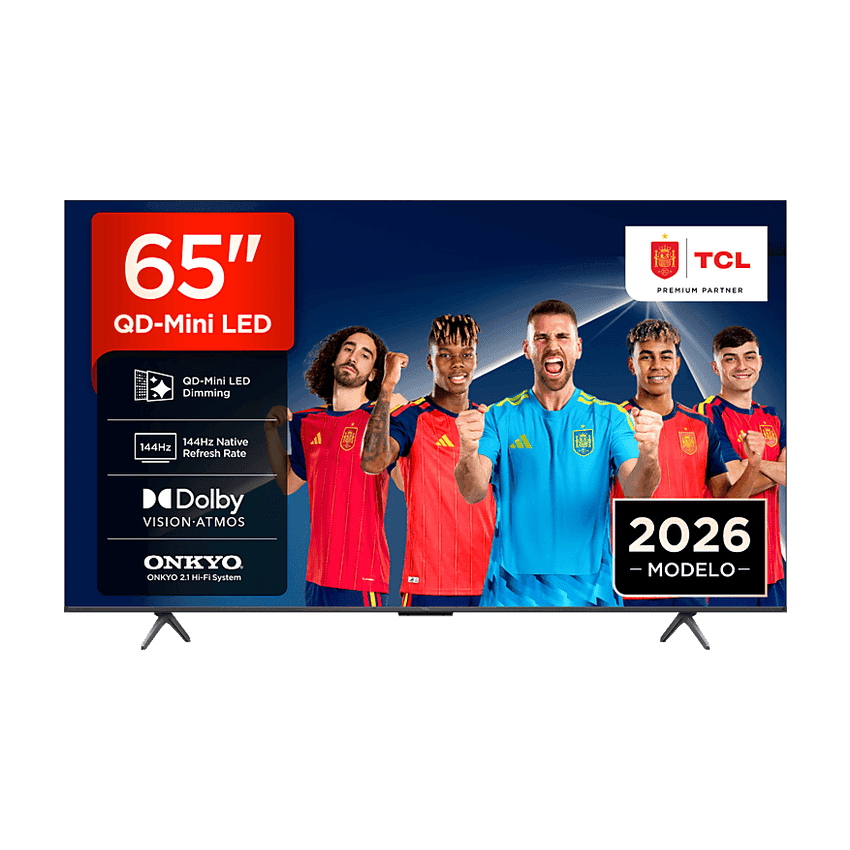 TCL 65P8L 65" QD-Mini LED 4K UHD Smart TV AiPQ Pro Processor DVB-T2