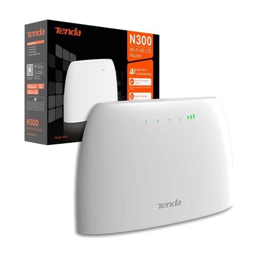 Tenda 4G03 Router WiFi 4G LTE N300
