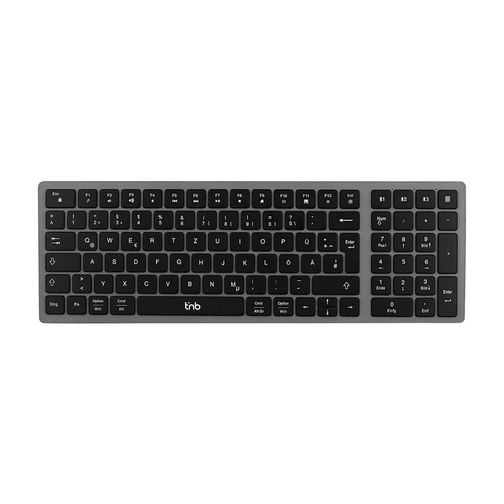 TNB KBWPROES Teclado Bluetooth QWERTY Español con teclado numérico